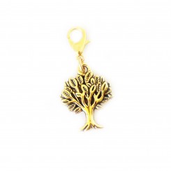 Tree Dangle - Gold Tone